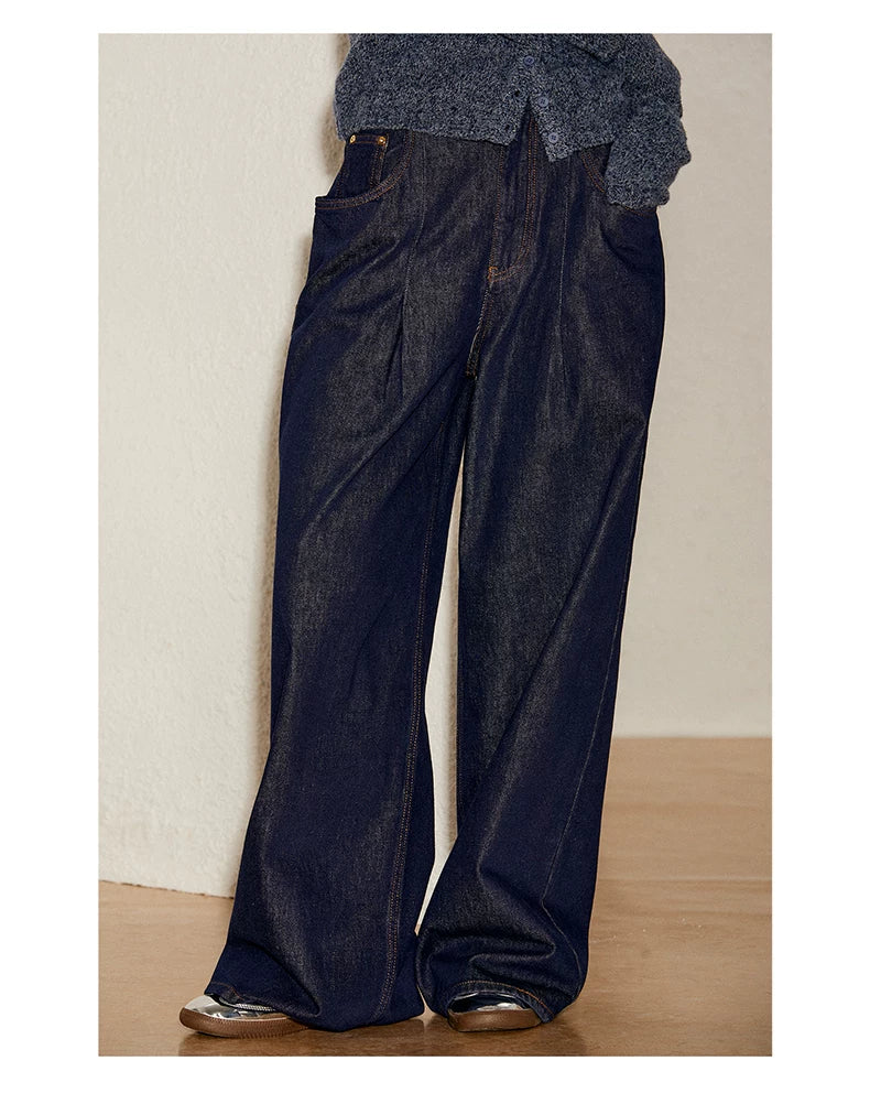 Wide Leg Structural Jeans