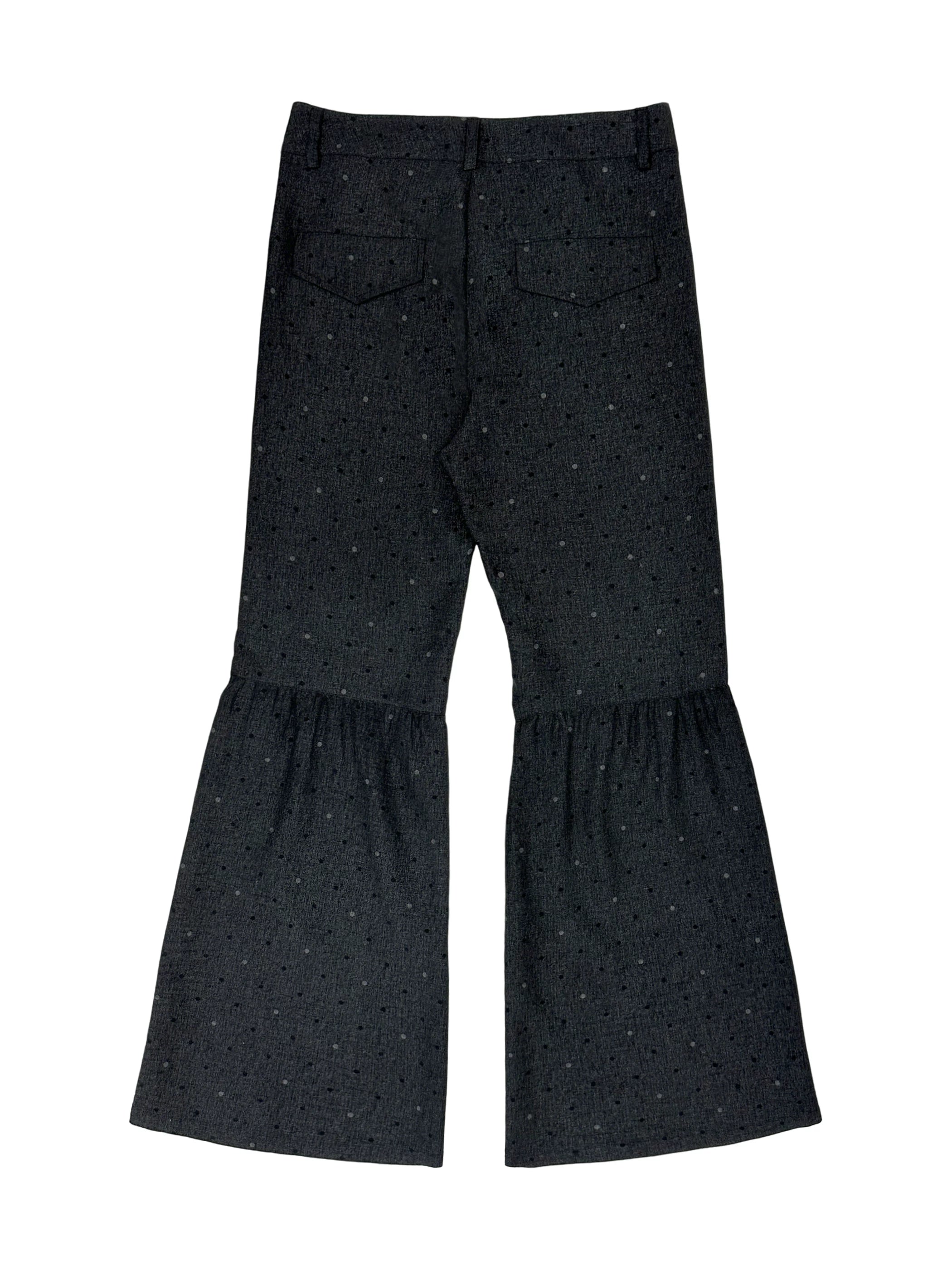 Midnight Fleur Flare Trousers