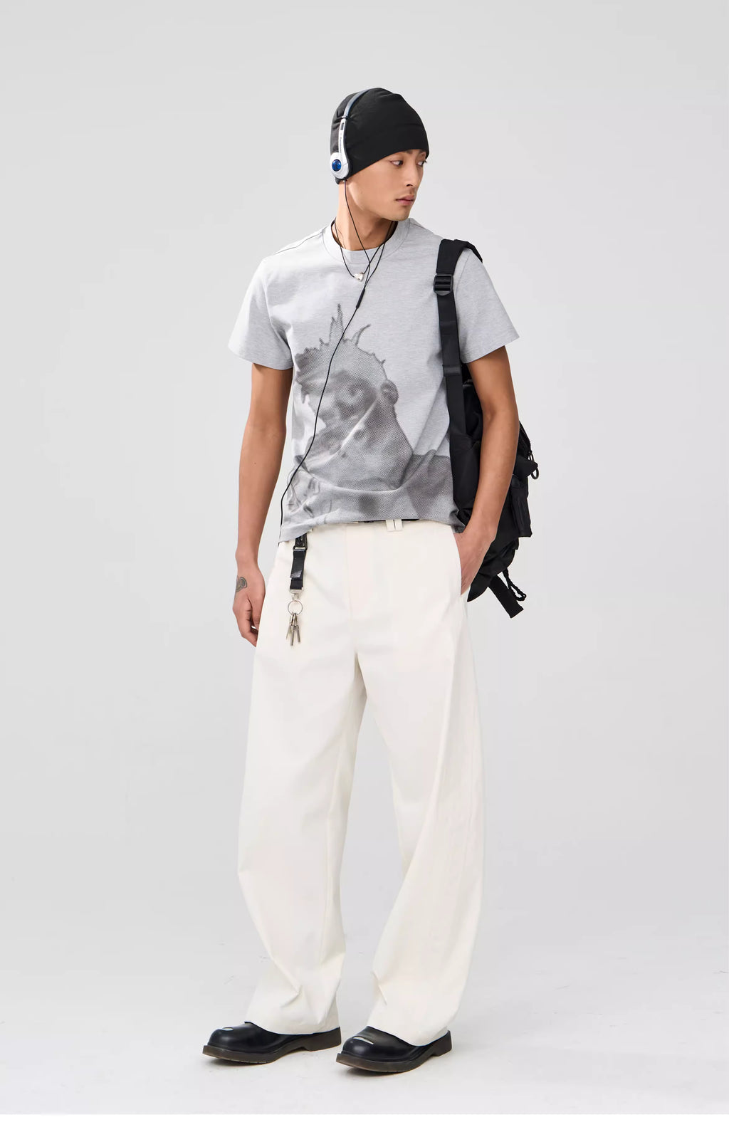 Hankou Subcarrier Negative Film Portrait Print T-shirt