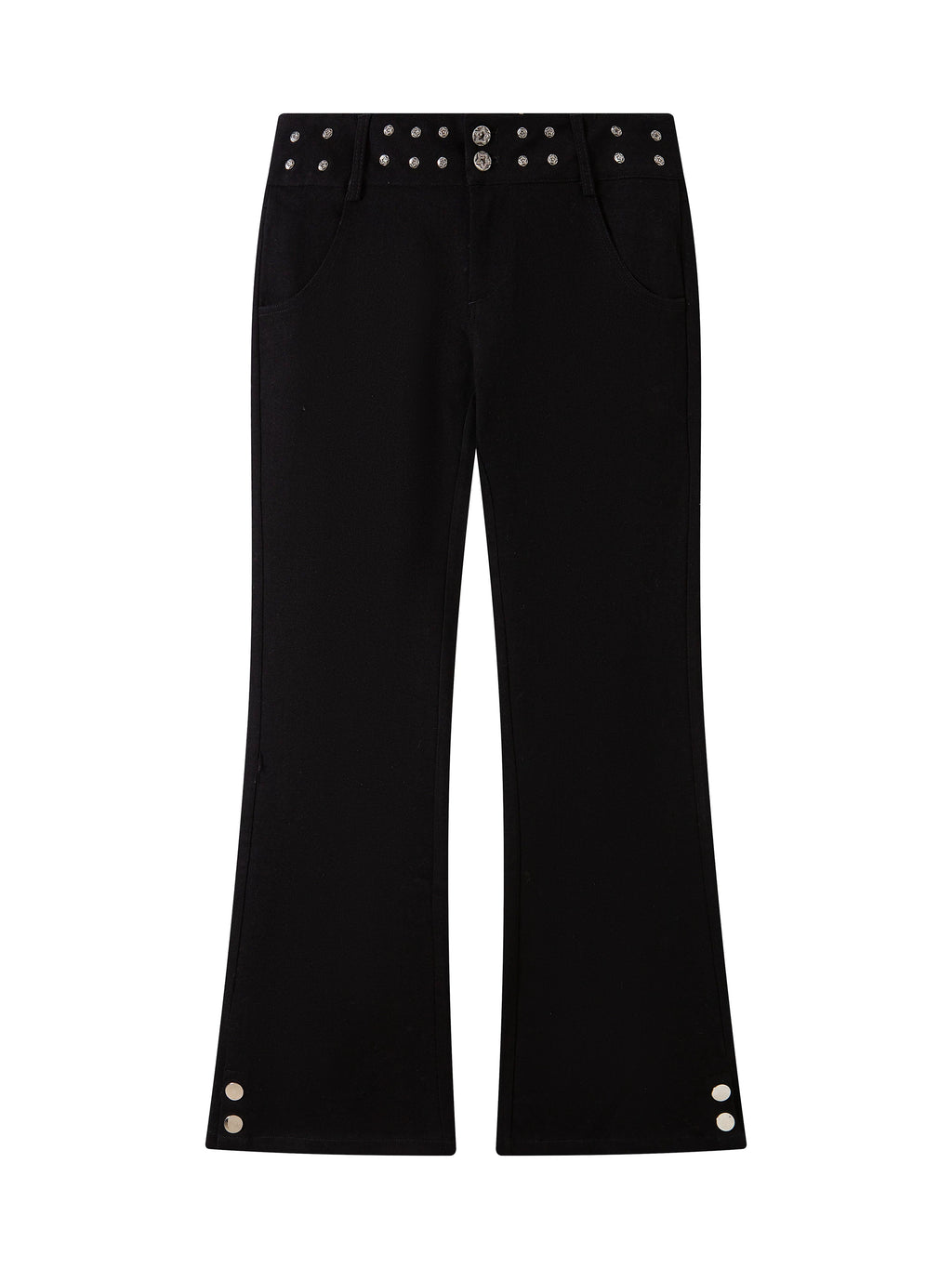 Nocturne Stud Flare Trousers