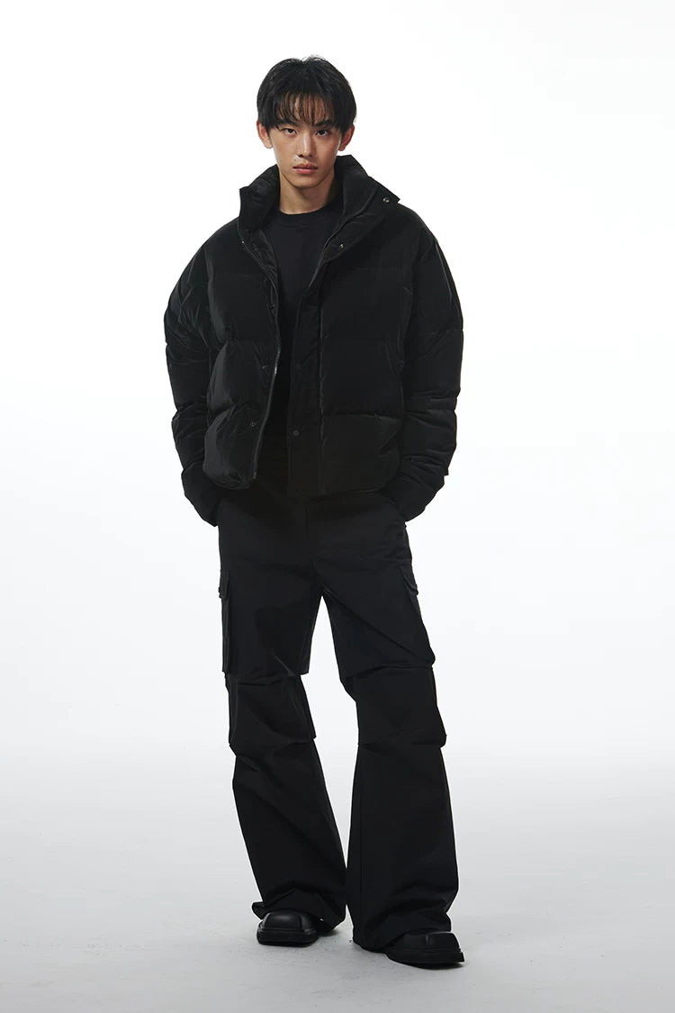Essential High Collar Puffer Jacket