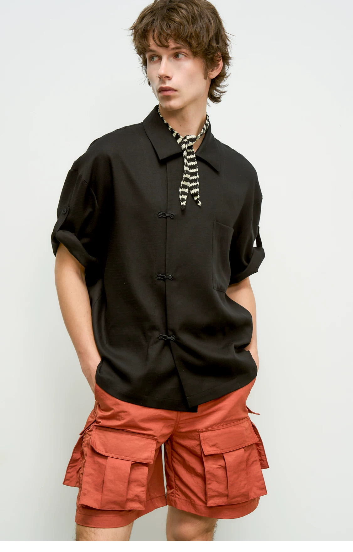 Gold Rush Hook Closure Shirt