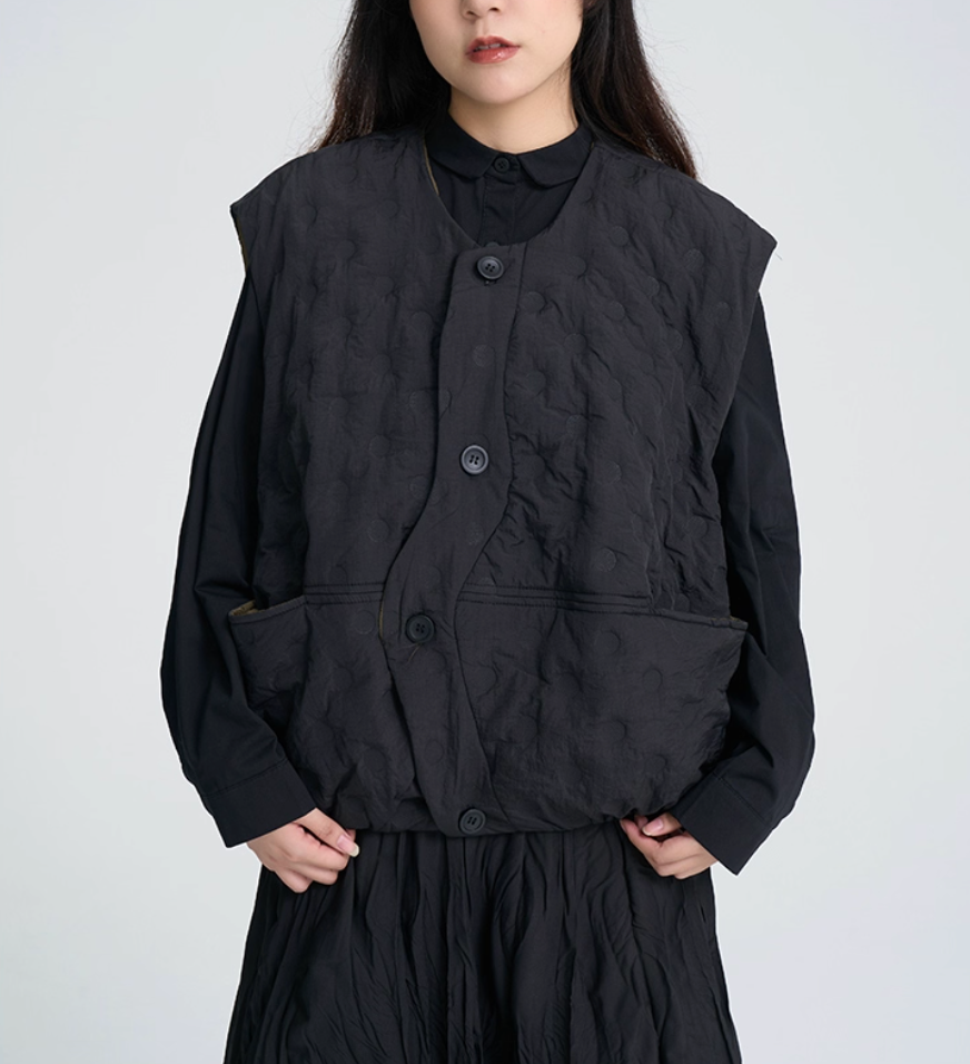 Wave Quilted Vest