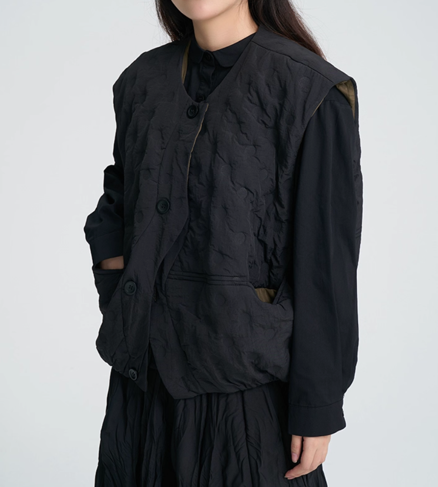 Wave Quilted Vest
