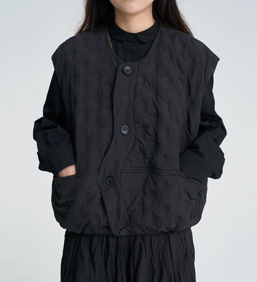 Wave Quilted Vest