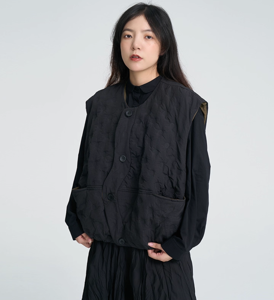 Wave Quilted Vest