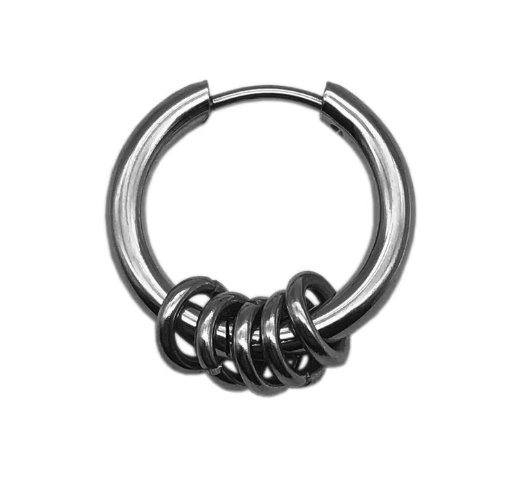 Plural Ring Hoop Earrings