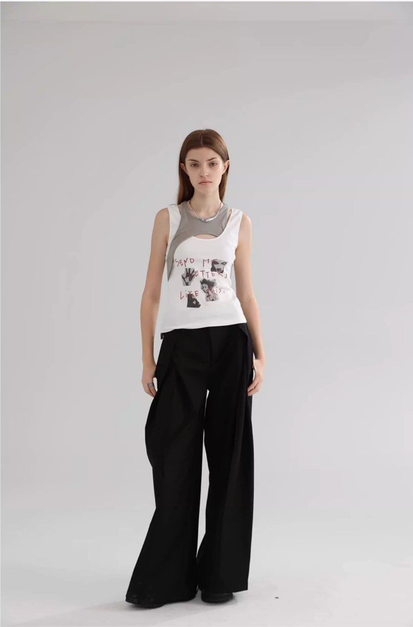 Crossover Cipher Tank Top