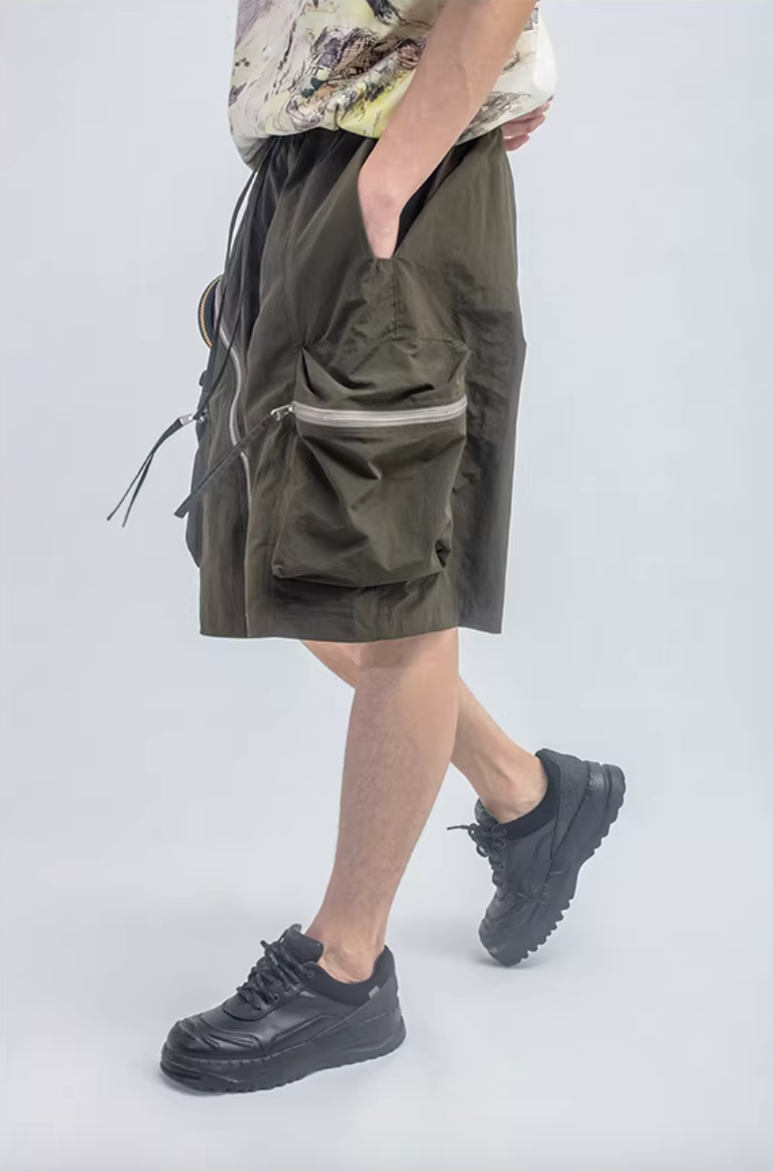 Tactical Water Repellent Zip Shorts