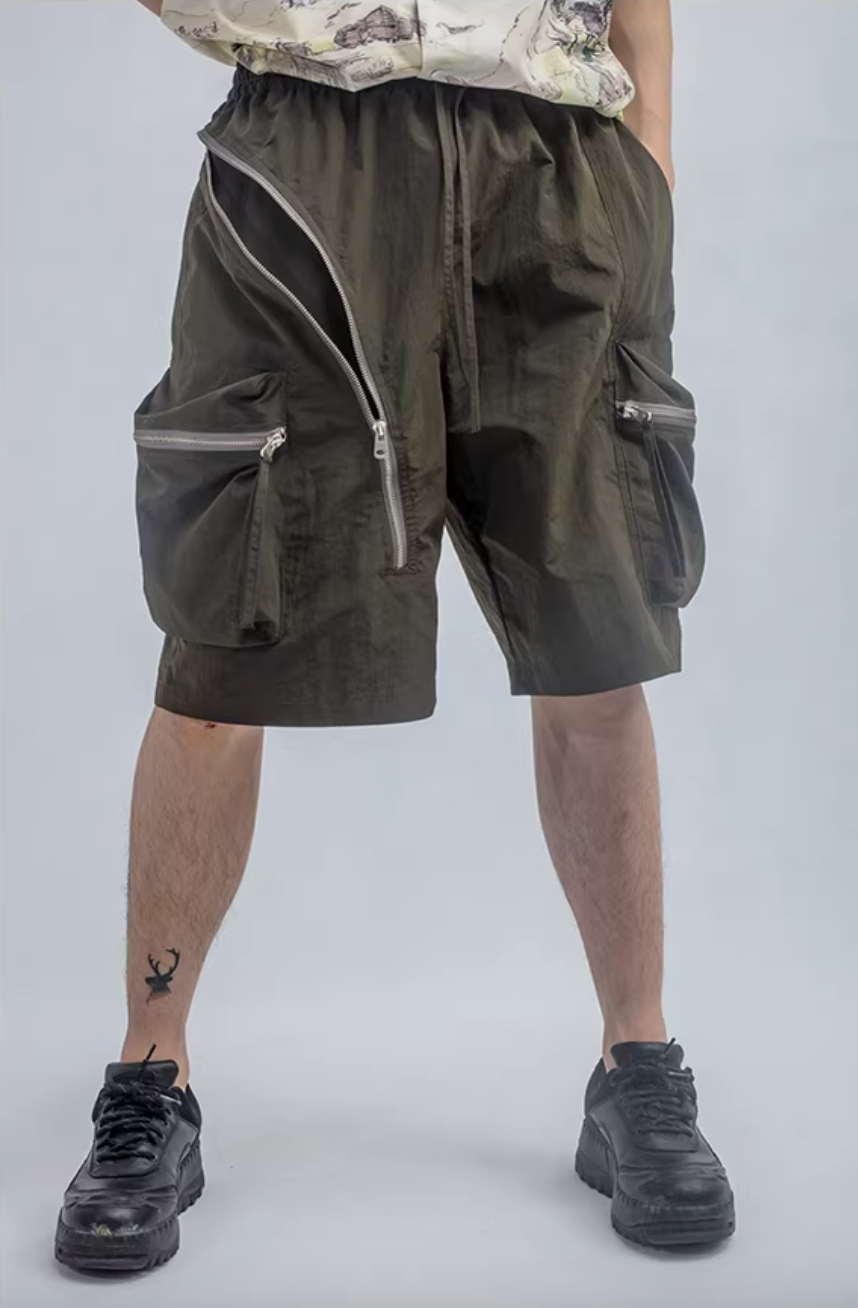 Tactical Water Repellent Zip Shorts
