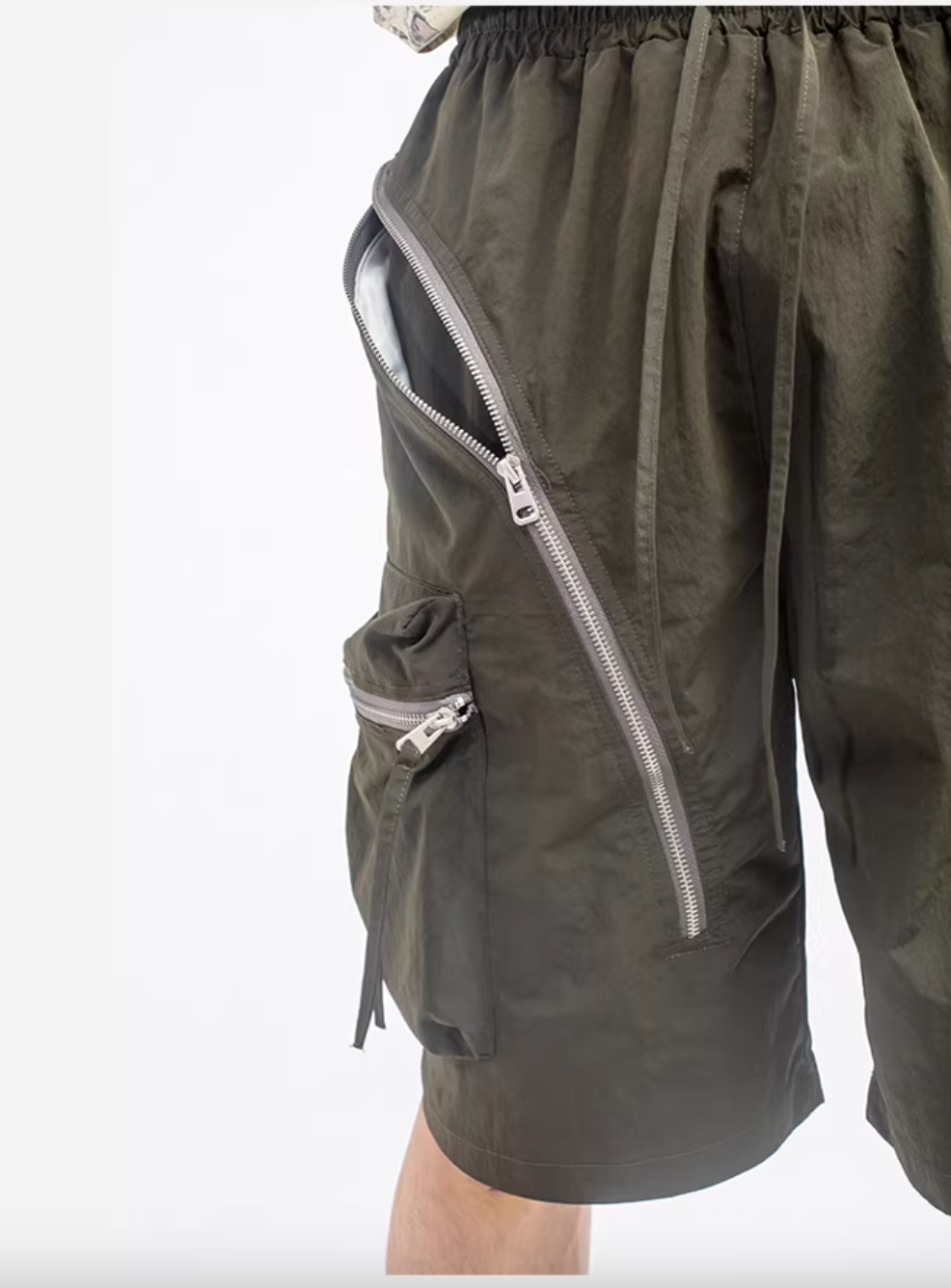 Tactical Water Repellent Zip Shorts