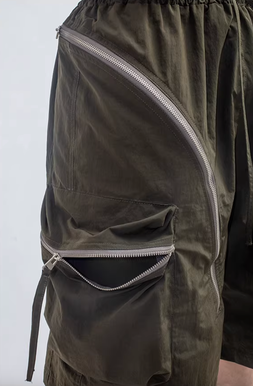 Tactical Water Repellent Zip Shorts