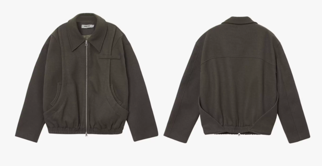 Geometric Flux Blouson Jacket