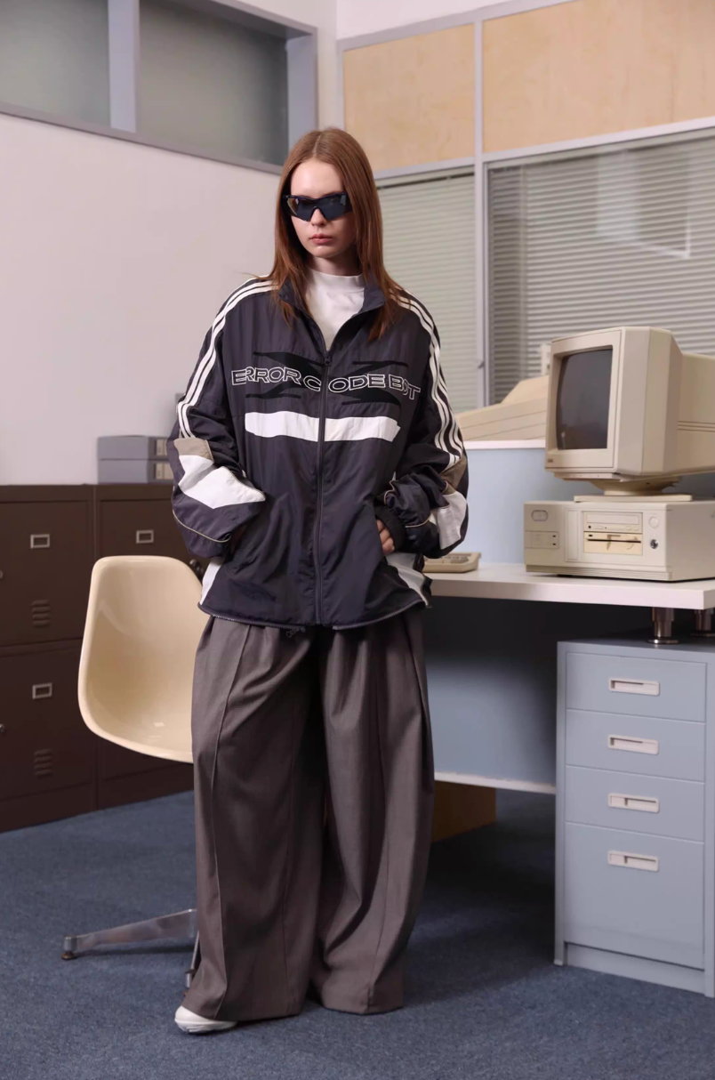 Monolithic Wide-Leg Trousers