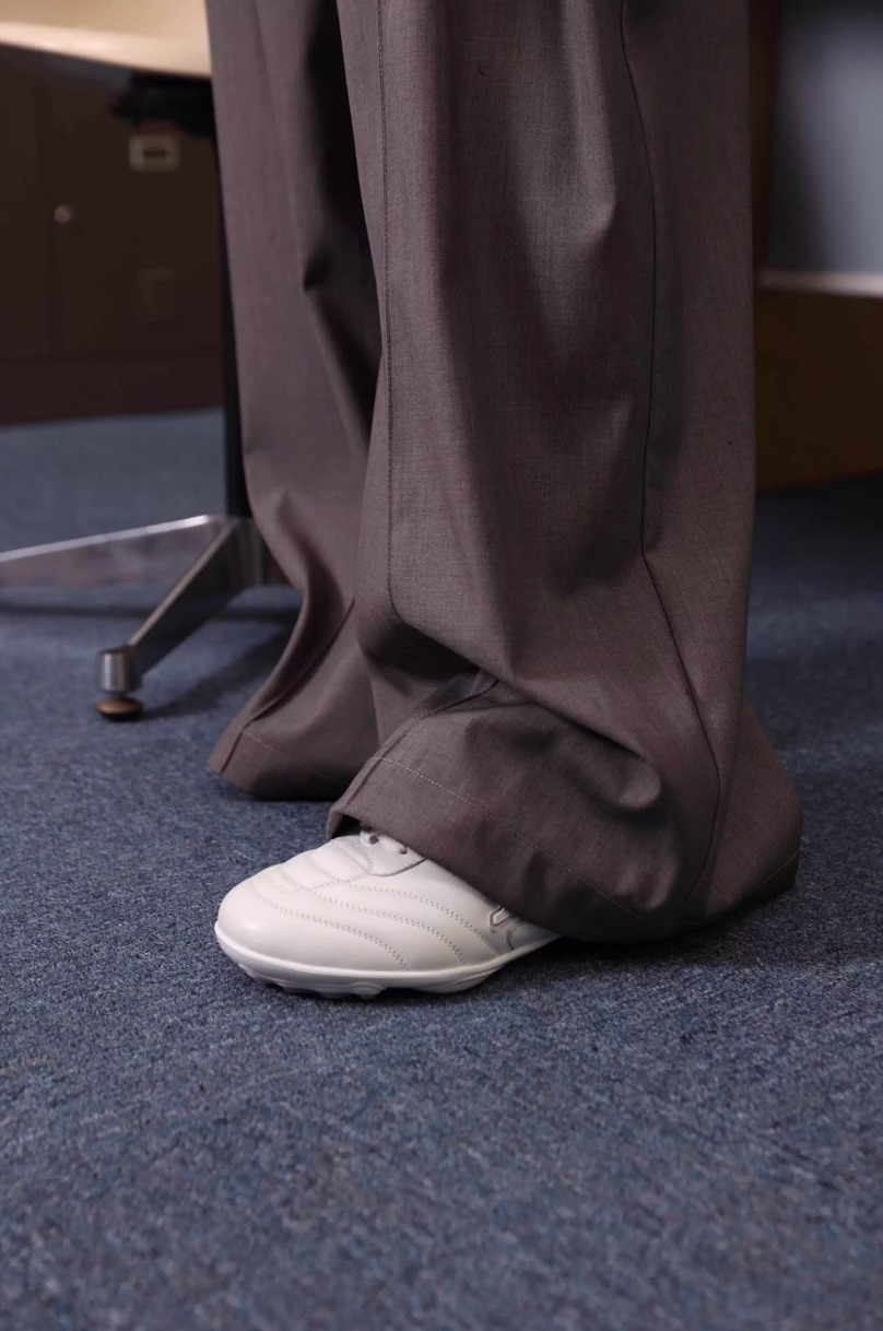 Monolithic Wide-Leg Trousers