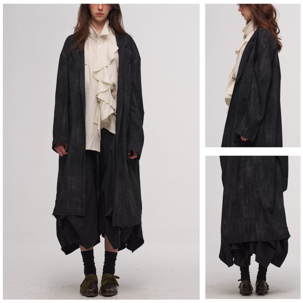 Tulip Skirt in Black Ink