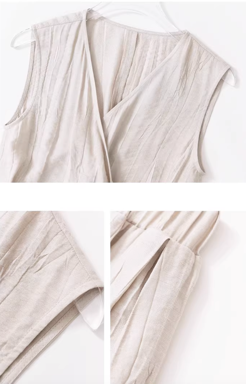 Crinkle-Plissé Wrap Ensemble