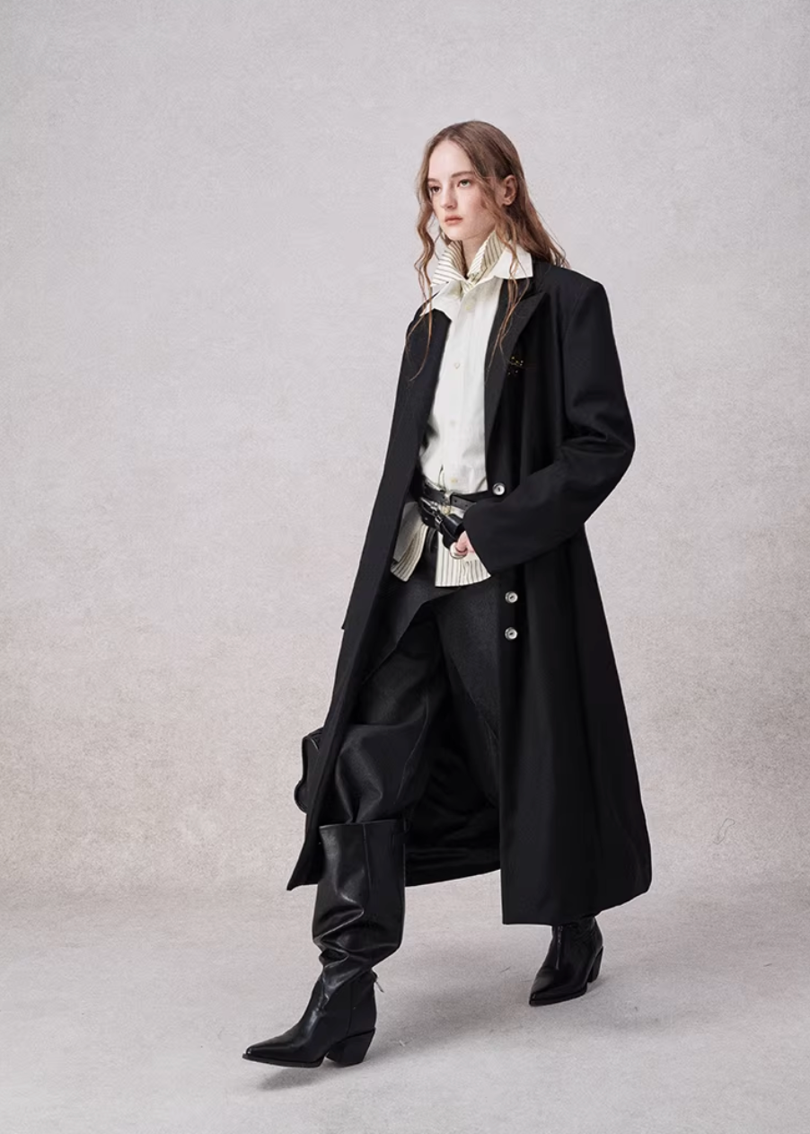 Integrated Belted Deconstructed Jeans