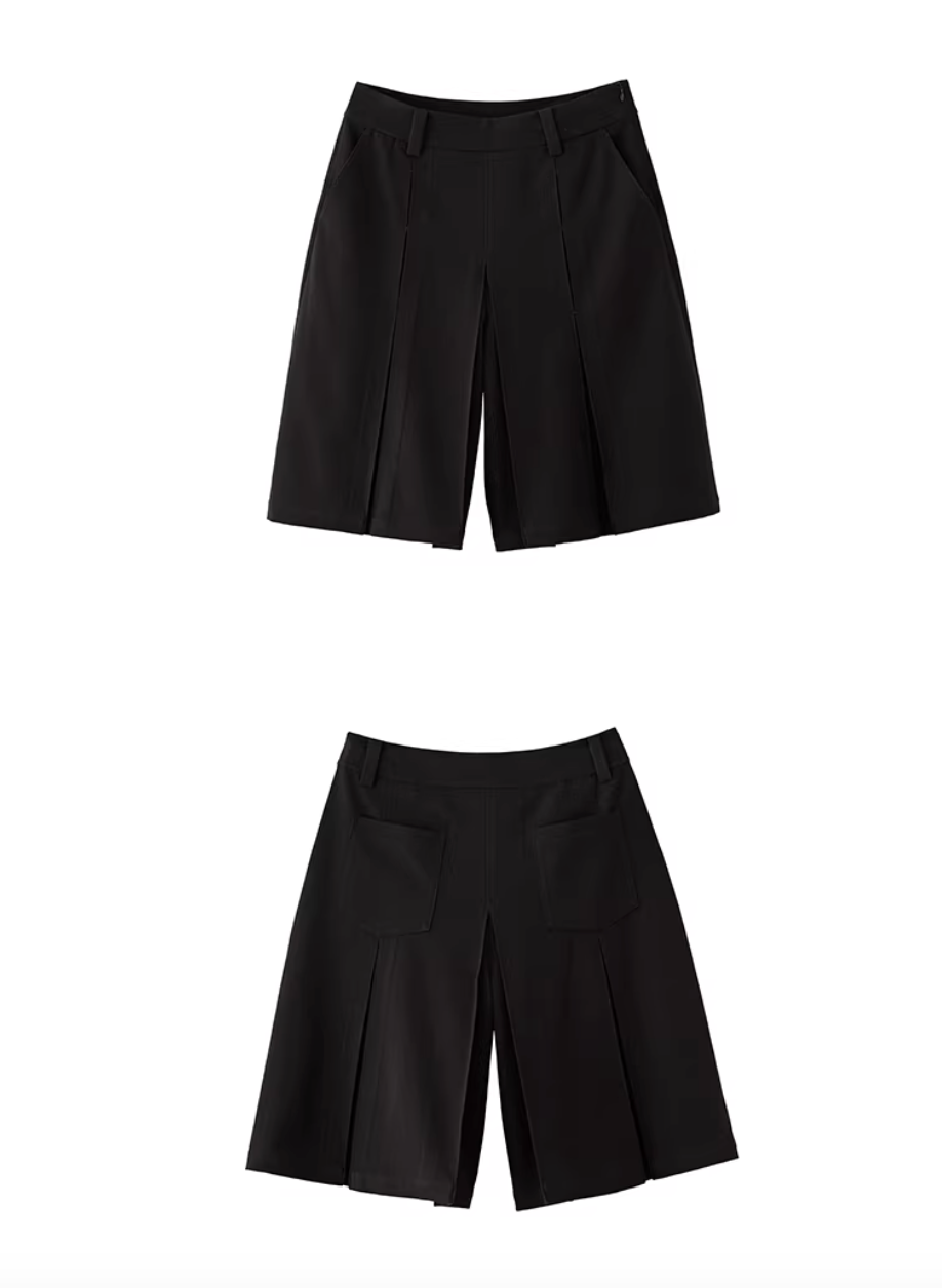 Shadow Pleat Culottes