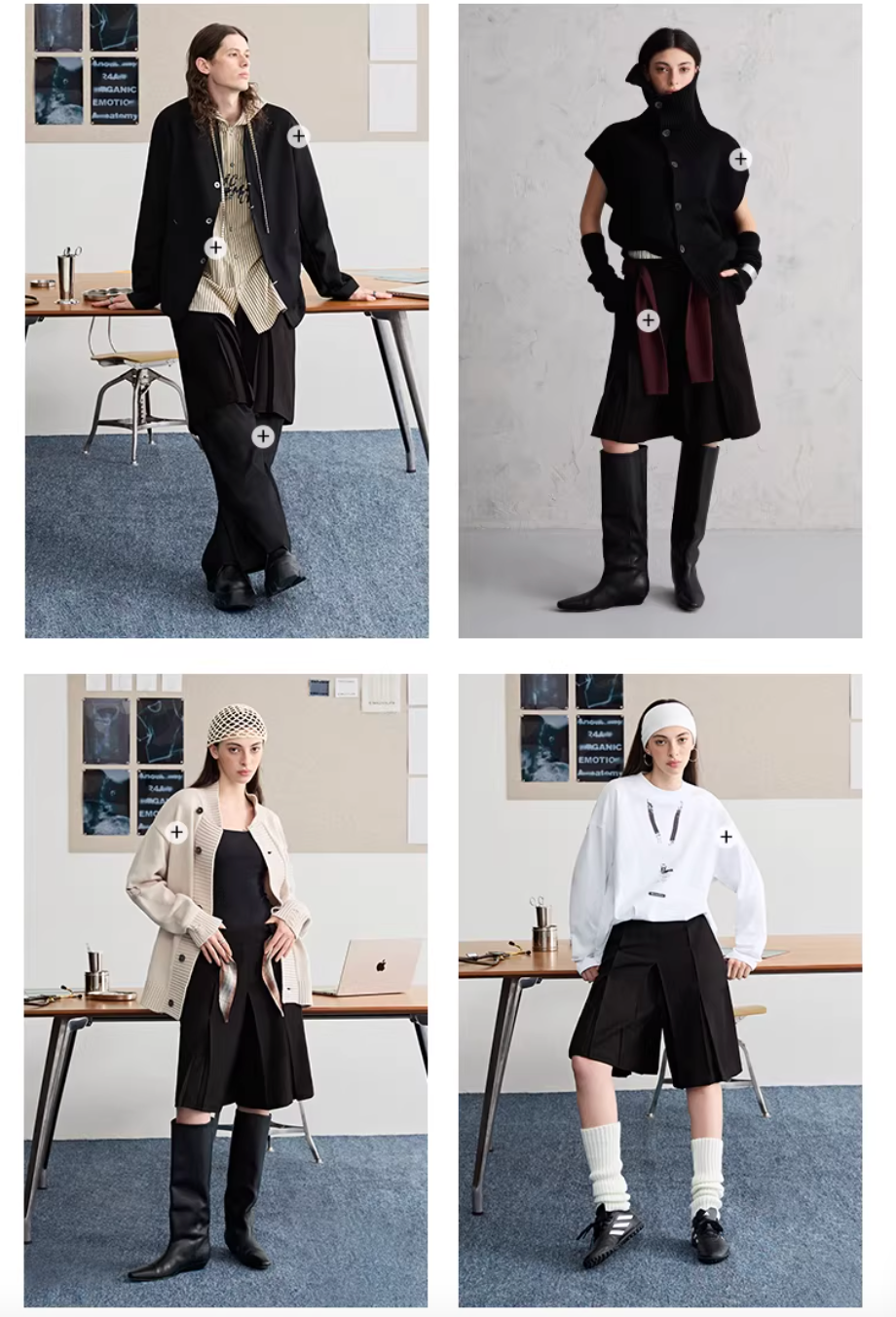 Shadow Pleat Culottes