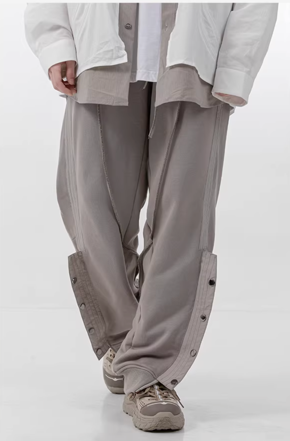 Convertible Snap Hem Trousers