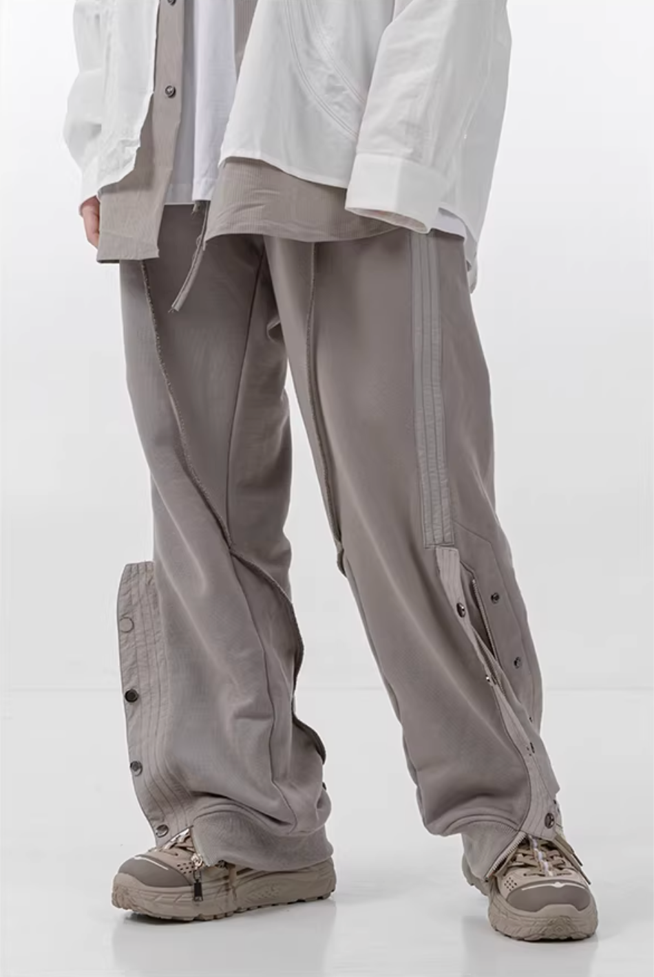 Convertible Snap Hem Trousers
