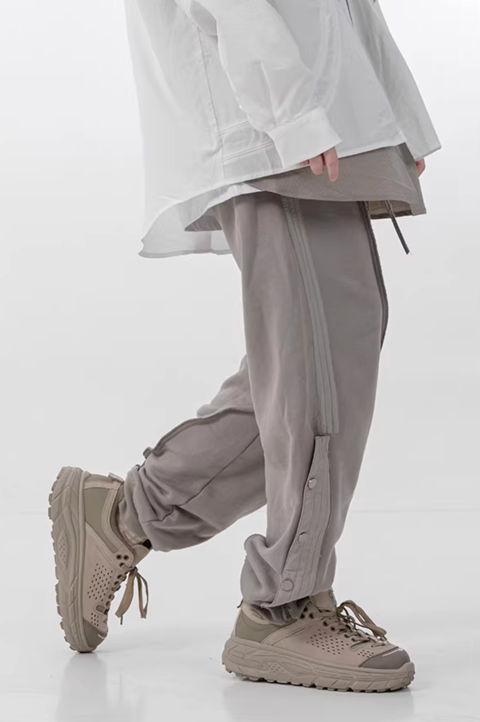 Convertible Snap Hem Trousers