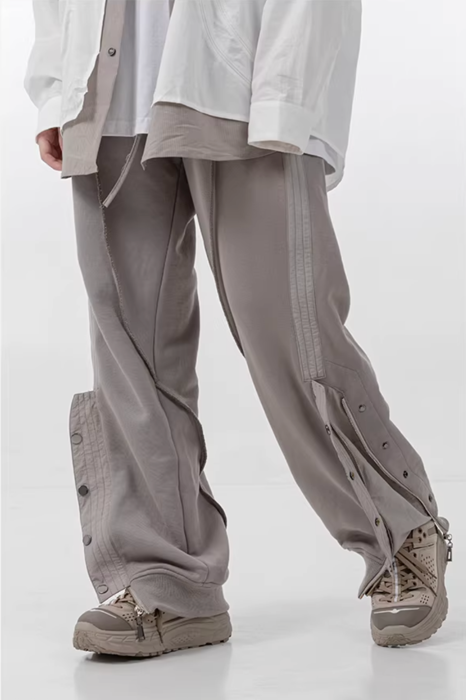Convertible Snap Hem Trousers