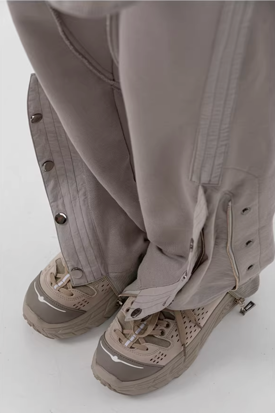 Convertible Snap Hem Trousers