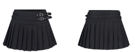 Sixth Form Riot Pleated Mini Skirt