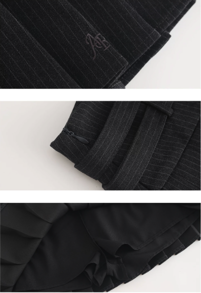 Sixth Form Riot Pleated Mini Skirt