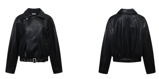 Model Off-Duty Biker Jacket