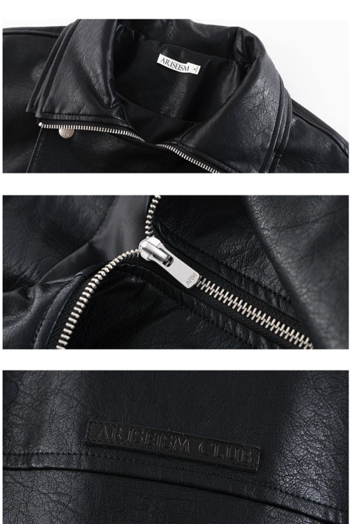 Model Off-Duty Biker Jacket
