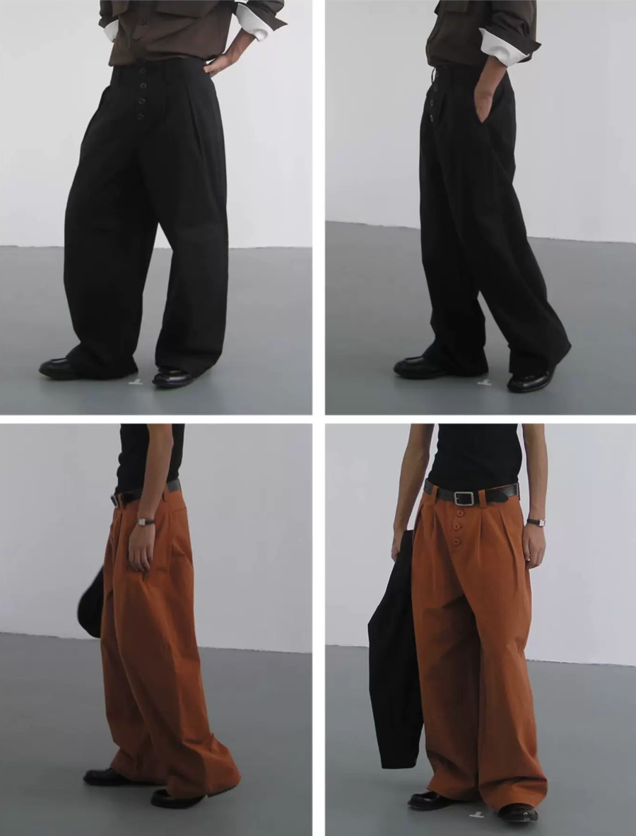 Laterite Pleated Trousers