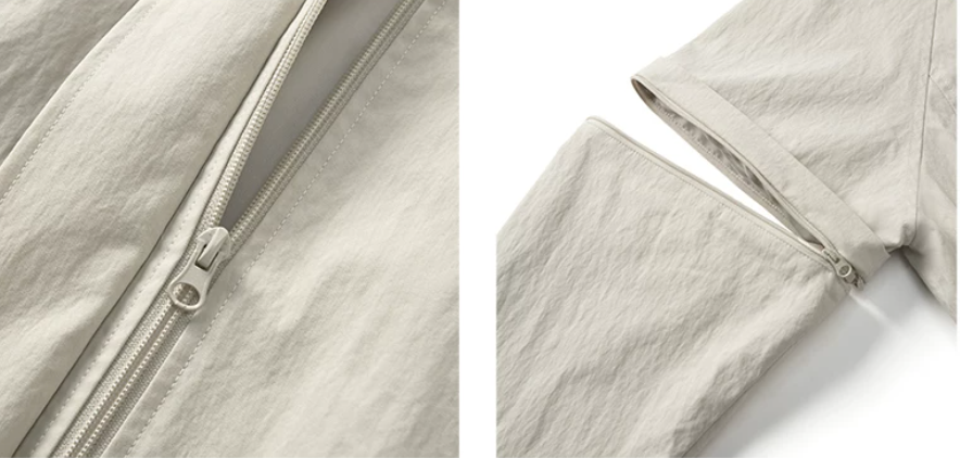 Detachable Sleeve Cropped Jacket