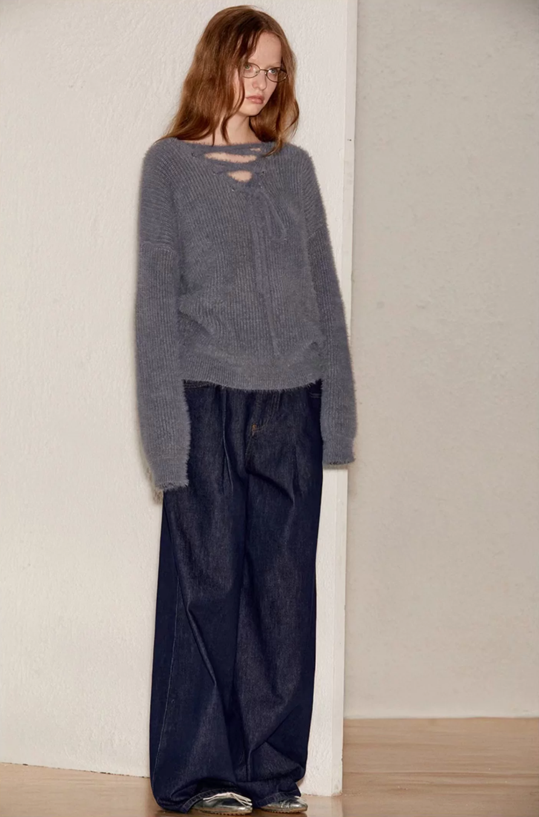 Wide Leg Structural Jeans