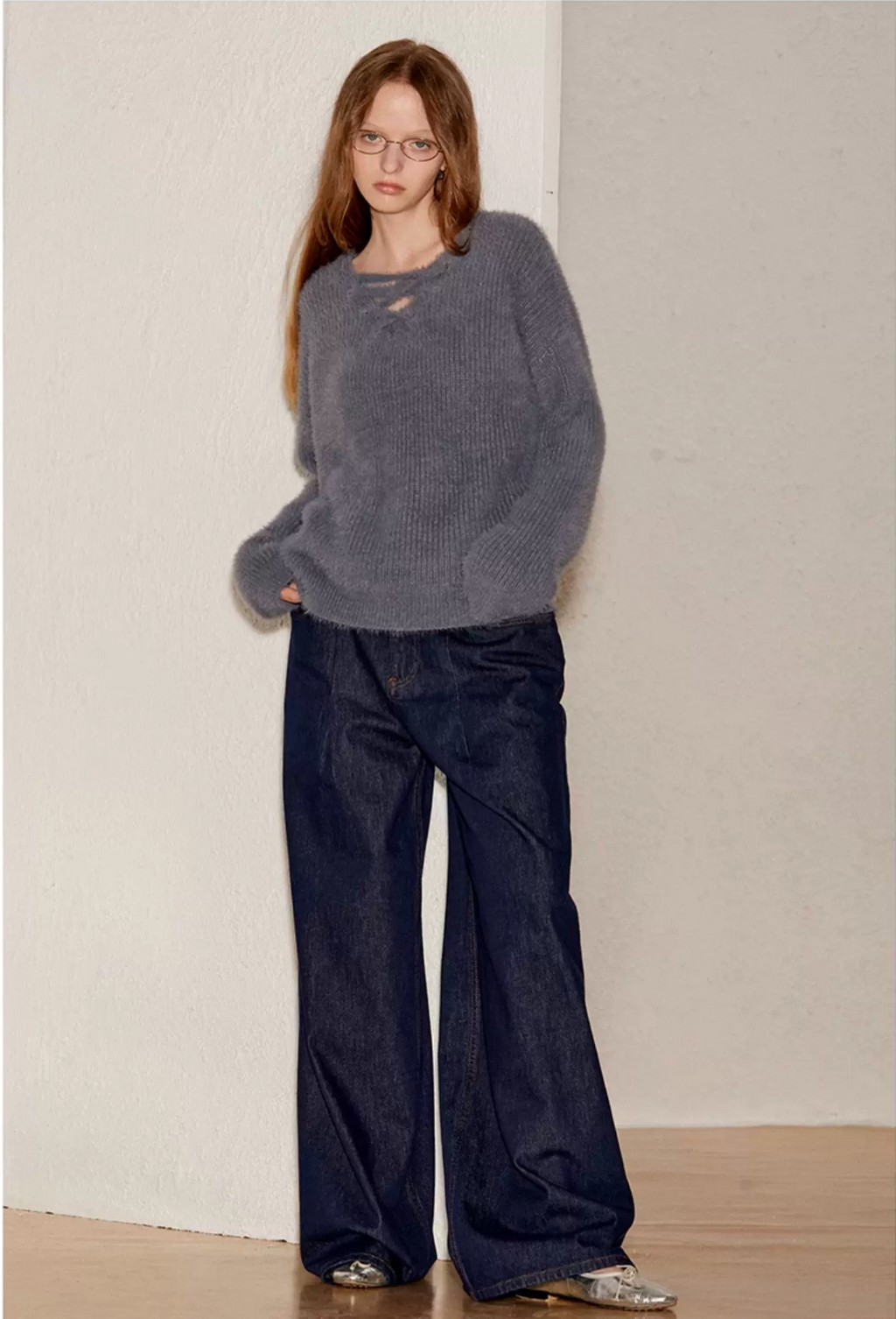 Wide Leg Structural Jeans