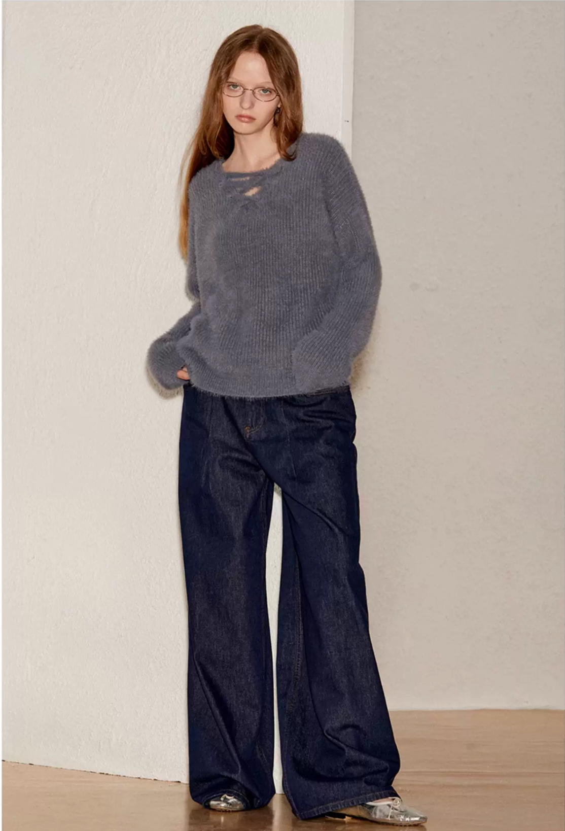 Wide Leg Structural Jeans