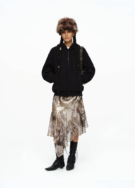 Contour Volume Zip Hoodie