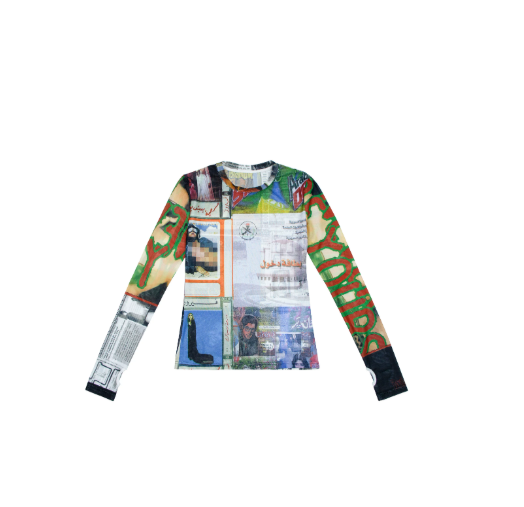 Zine Long-Sleeved Mesh Top