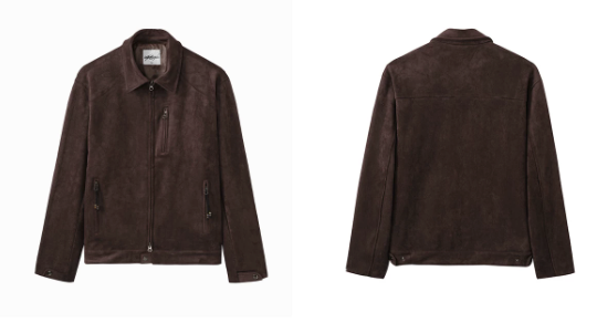 Burnished Point-Collar Jacket