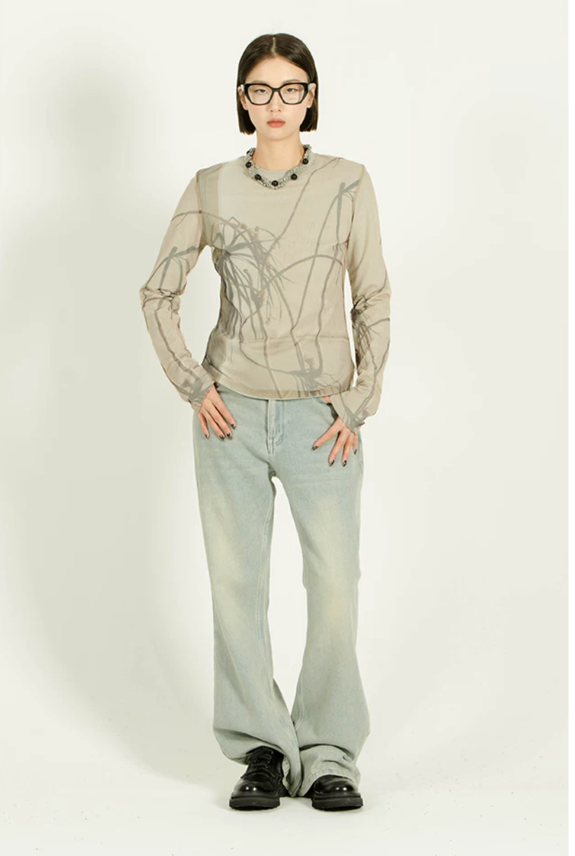 Afterimage Layered Mesh Top