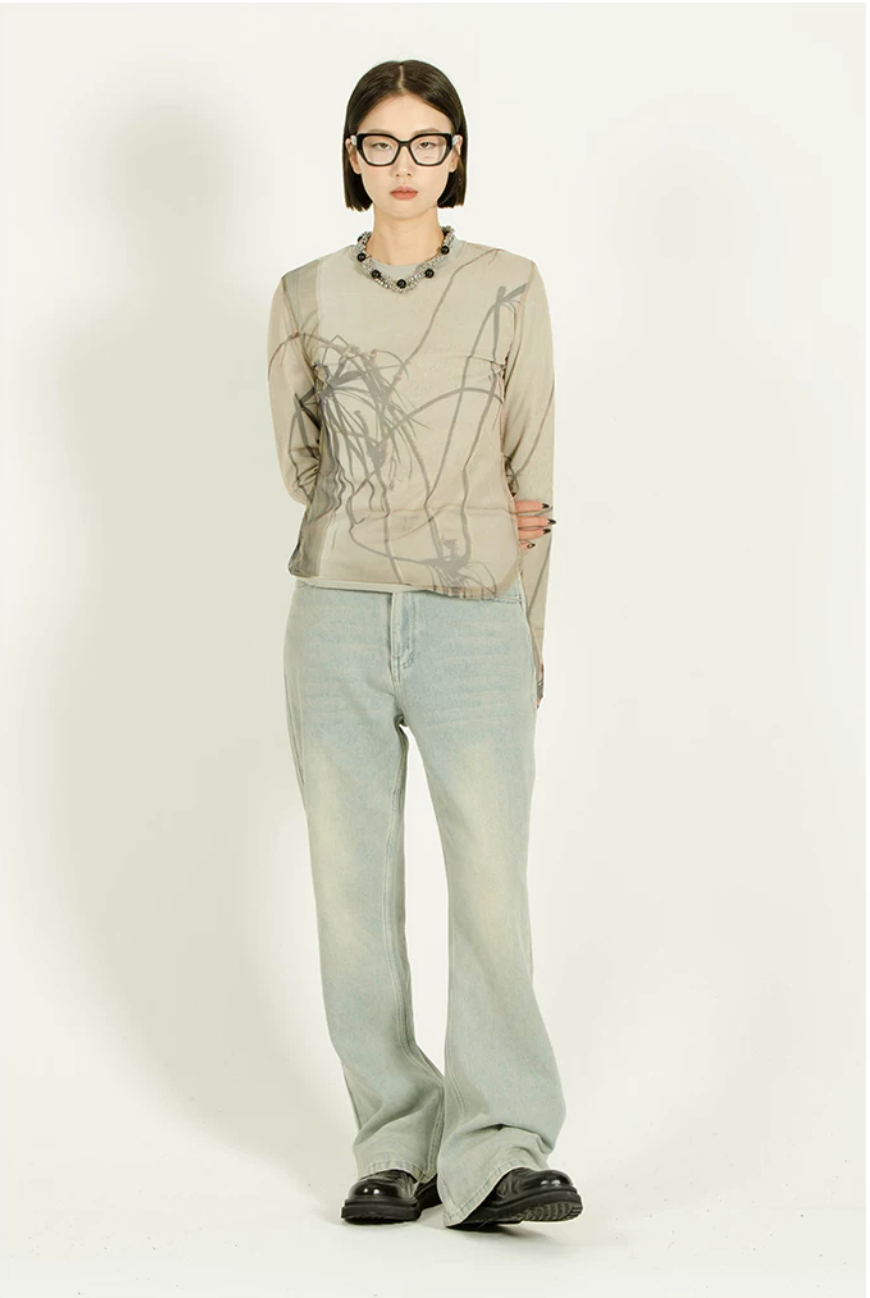 Afterimage Layered Mesh Top