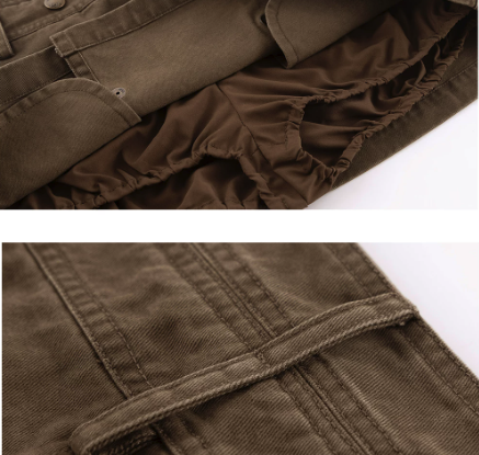 Rivet Panel Mini-Skirt