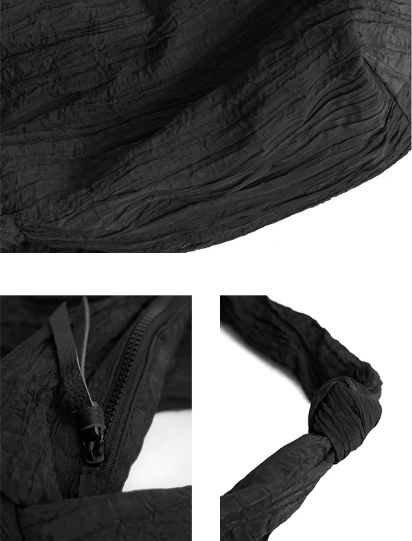 Crescent Crinkle Sling Bag