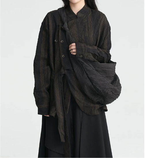 Crescent Crinkle Sling Bag