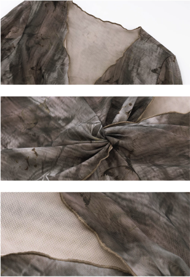 Butterfly Sheer Mesh Top
