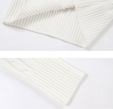 Everyday Cable V-Neck Knit