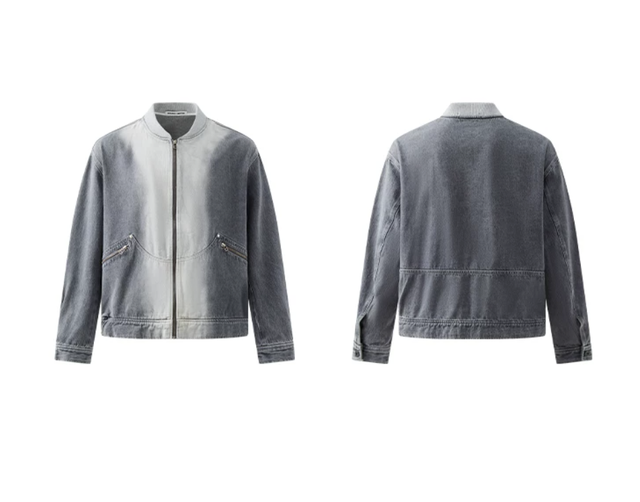 Concrete Gradient Bomber Jacket