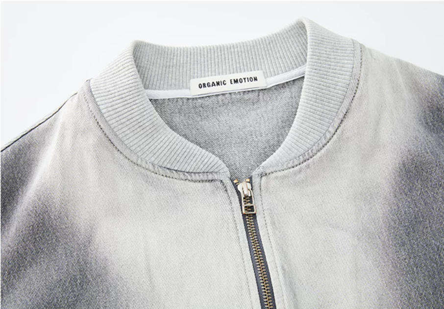 Concrete Gradient Bomber Jacket